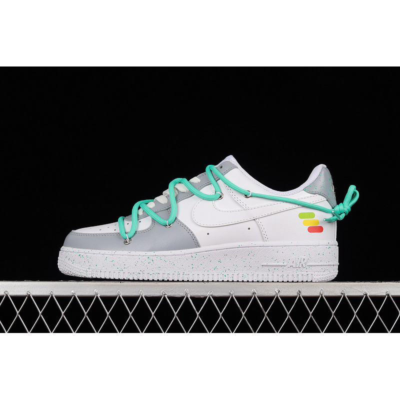 Nike Air Force 1 Grey Green White