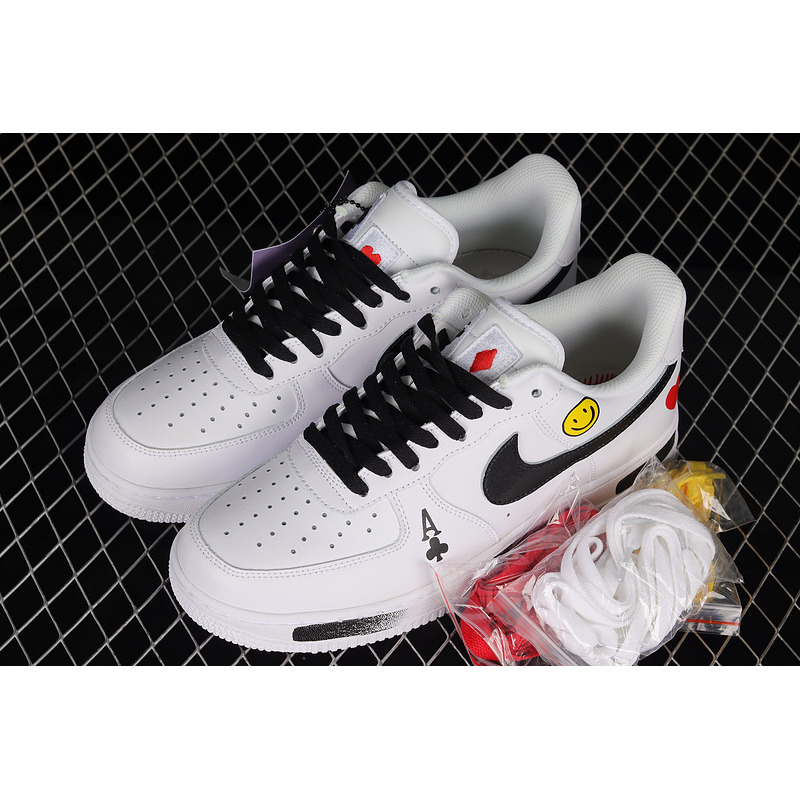 Nike Air Force 1 07 Low White Black Red 315122-811