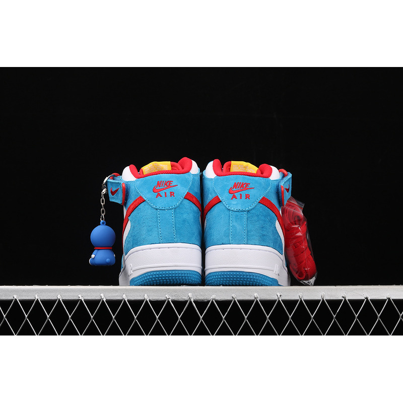 Nike Air Force 1 07 Mid Doraemon White Blue Red Yellow GB1236-160