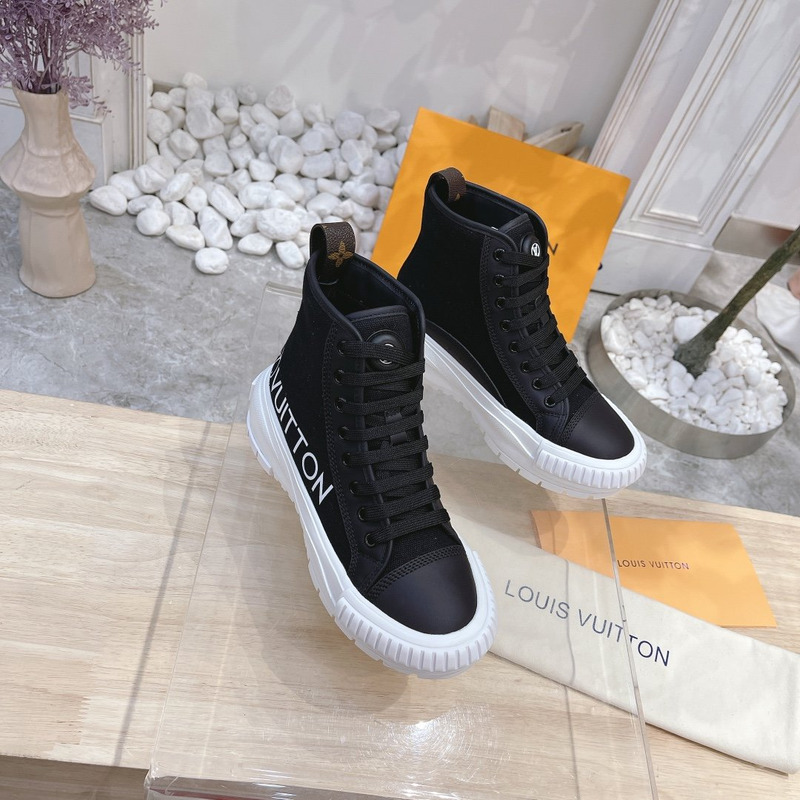 LV Squad High-Top Sneaker Black 1A96F2