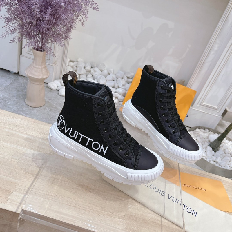 LV Squad High-Top Sneaker Black 1A96F2