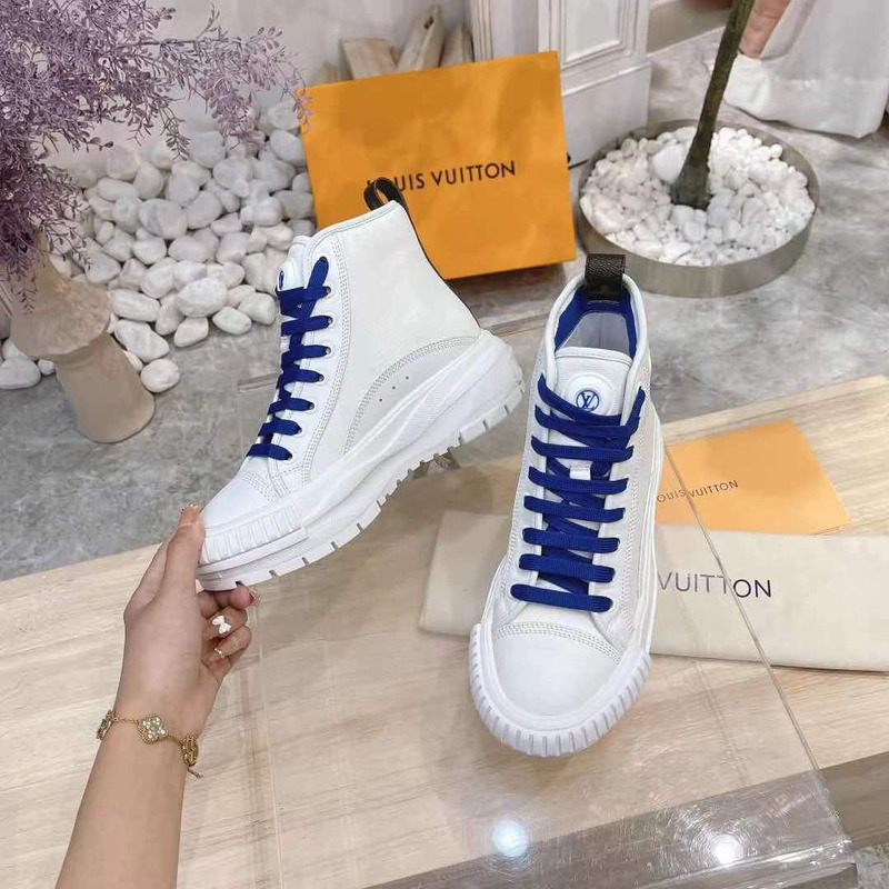 LV Squad High-Top Sneaker Blue 1A940K