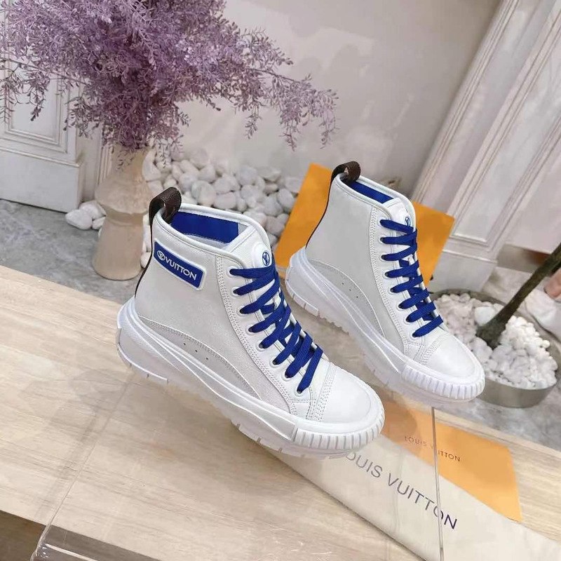 LV Squad High-Top Sneaker Blue 1A940K