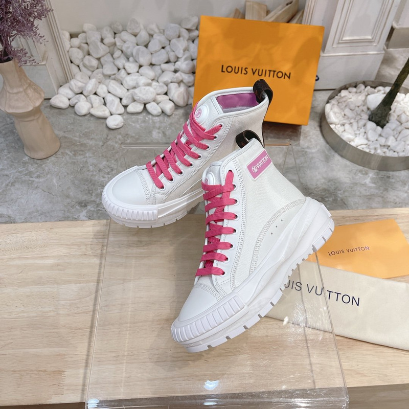 LV Squad High-Top Sneaker Pink 1A9405