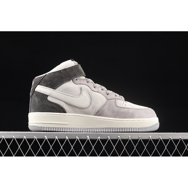 Nike Air Force 1 MidGrey White Black