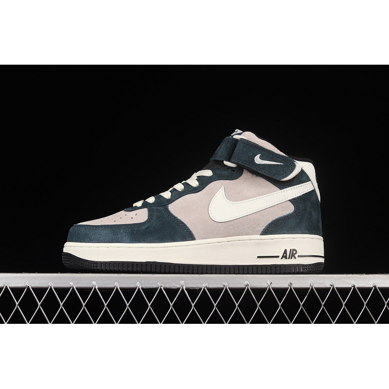 Nike Air Force 1 07 Mid Sail White Dark Green Grey DE6933-865