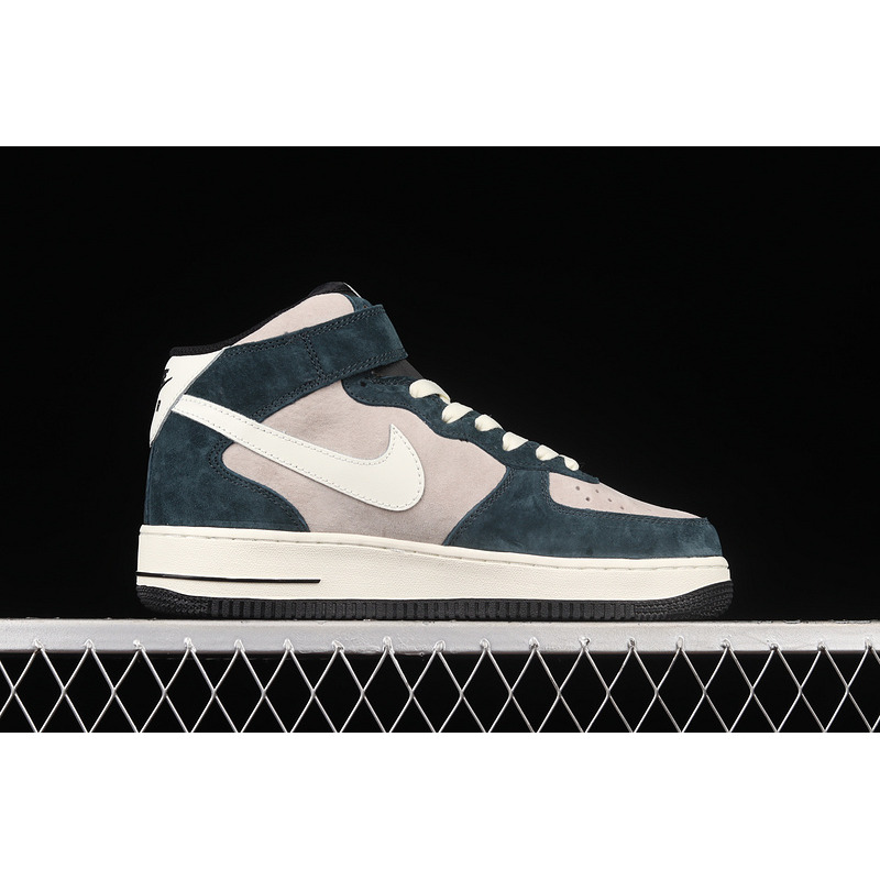 Nike Air Force 1 07 Mid Sail White Dark Green Grey DE6933-865