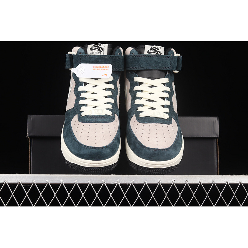 Nike Air Force 1 07 Mid Sail White Dark Green Grey DE6933-865