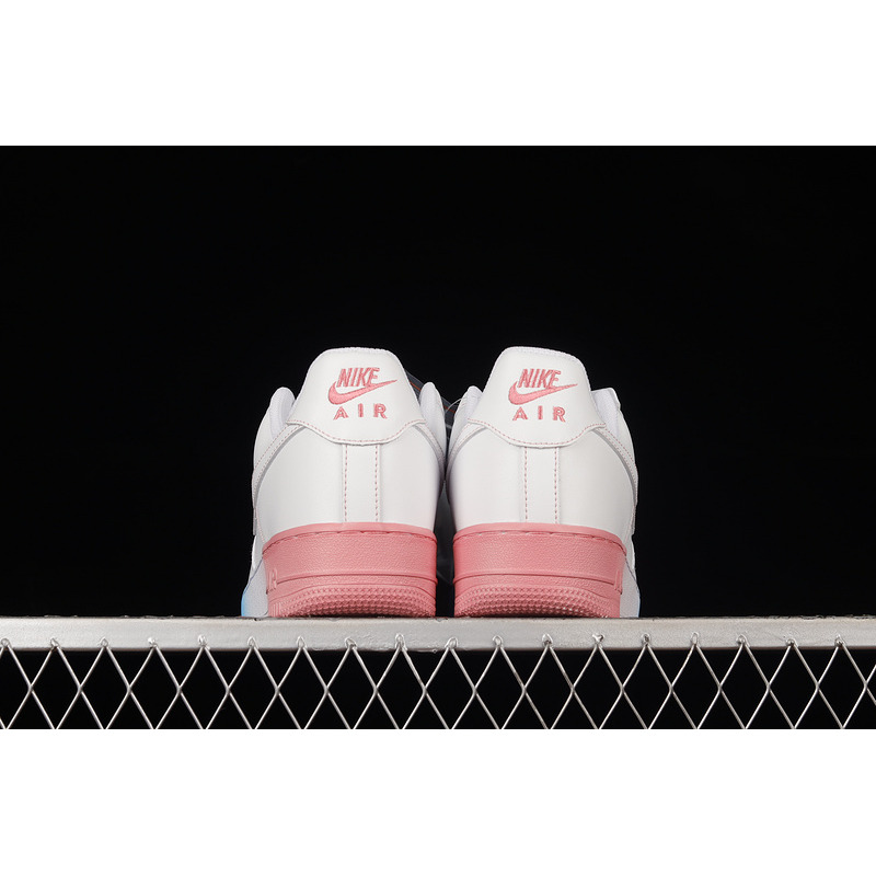 Stussy x Nike Air Force 1 07 Low White Pink Blue AF1234-006