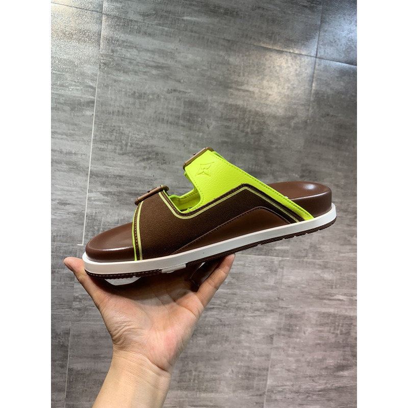 LV Trainer Mule Dark Brown