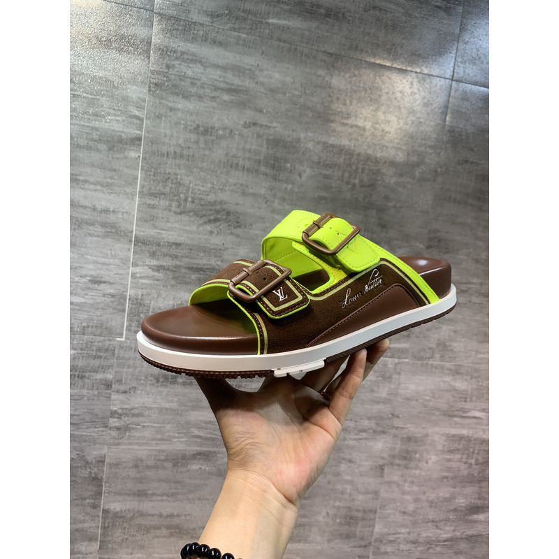 LV Trainer Mule Dark Brown