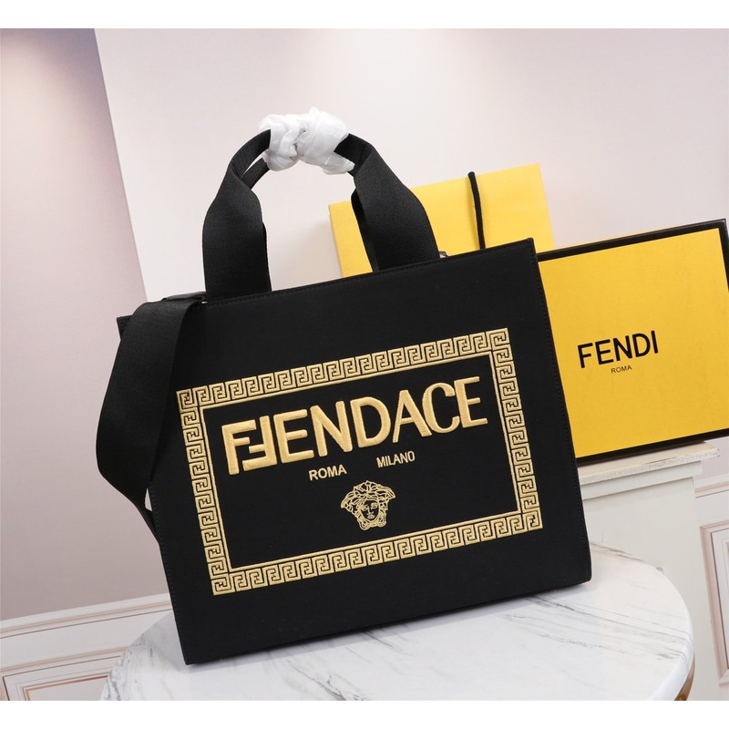 F**di fendace logo tote