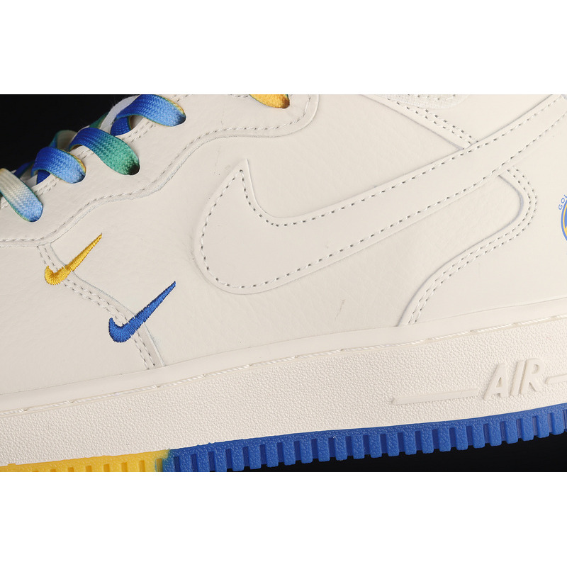 Nike Air Force 1 07 Mid SU19 White Yellow Blue GT5663-306