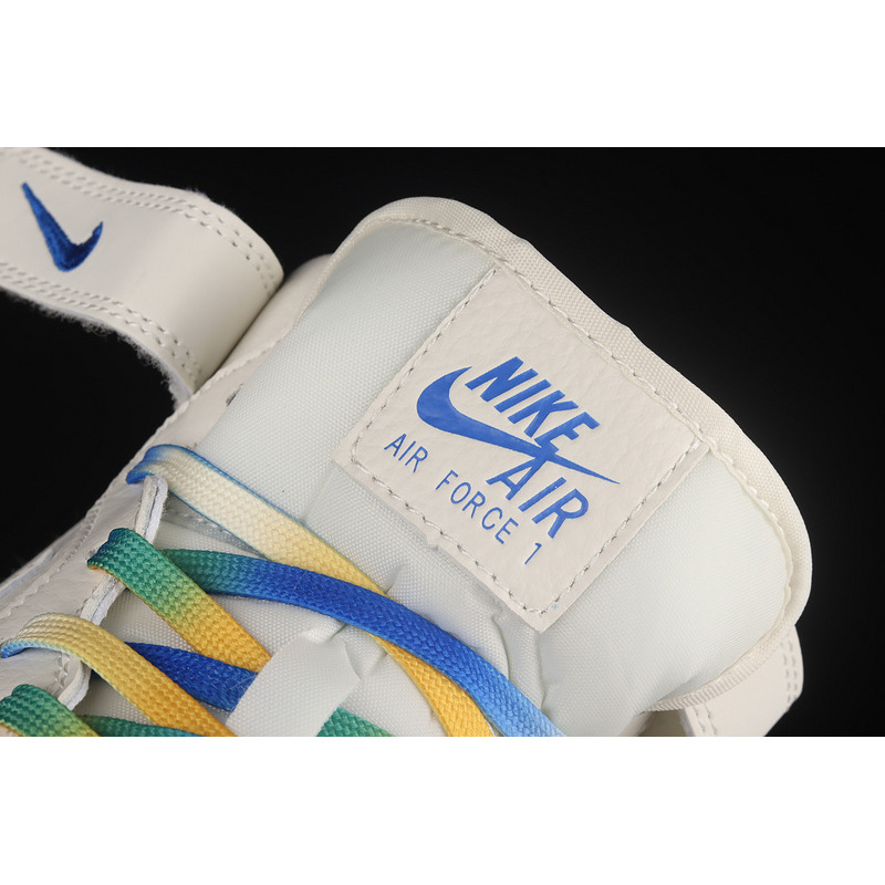 Nike Air Force 1 07 Mid SU19 White Yellow Blue GT5663-306