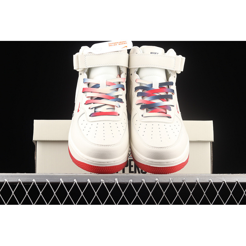 Nike Air Force 1 07 Mid SU19 White Red Black