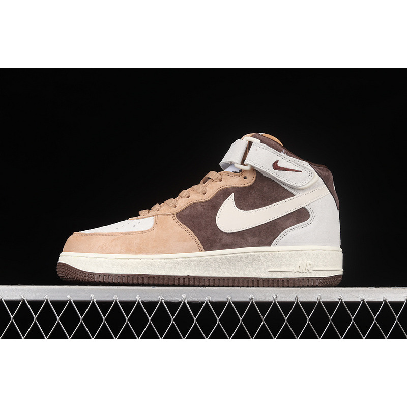 Nike Air Force 1 07 Mid Coffee White Brown AL6896-556