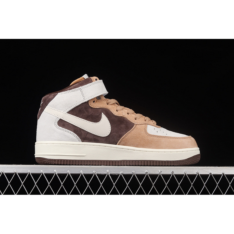 Nike Air Force 1 07 Mid Coffee White Brown AL6896-556