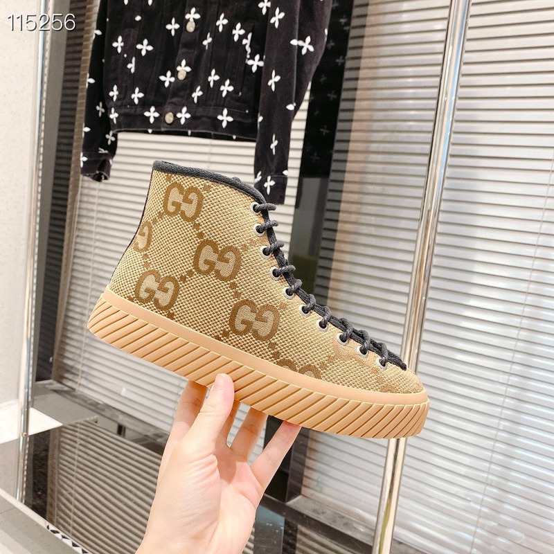 G*u*i tortuga high top sneakers in camel