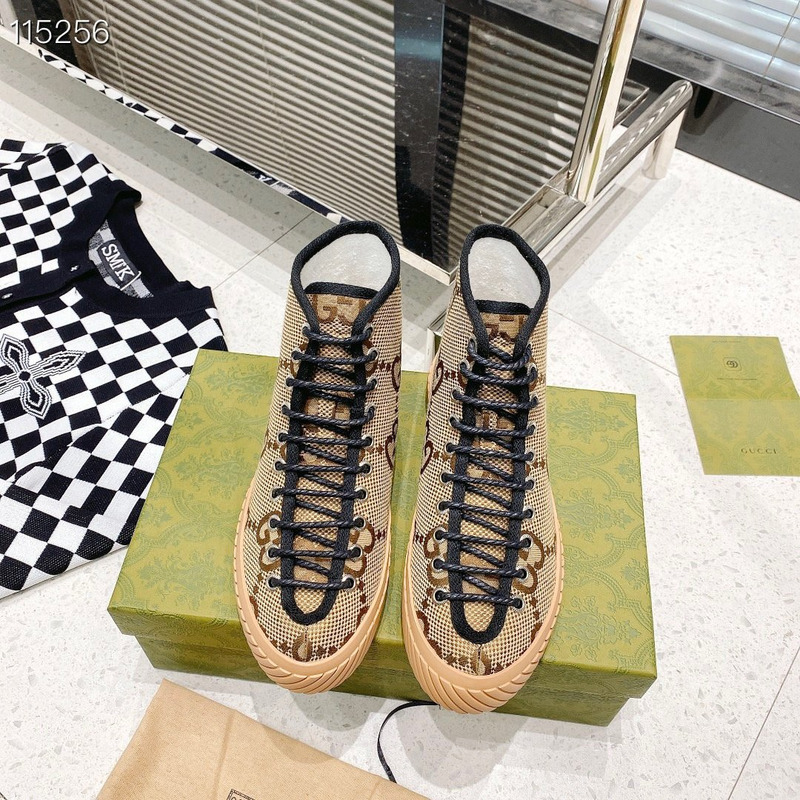 G*u*i tortuga high top sneakers in camel