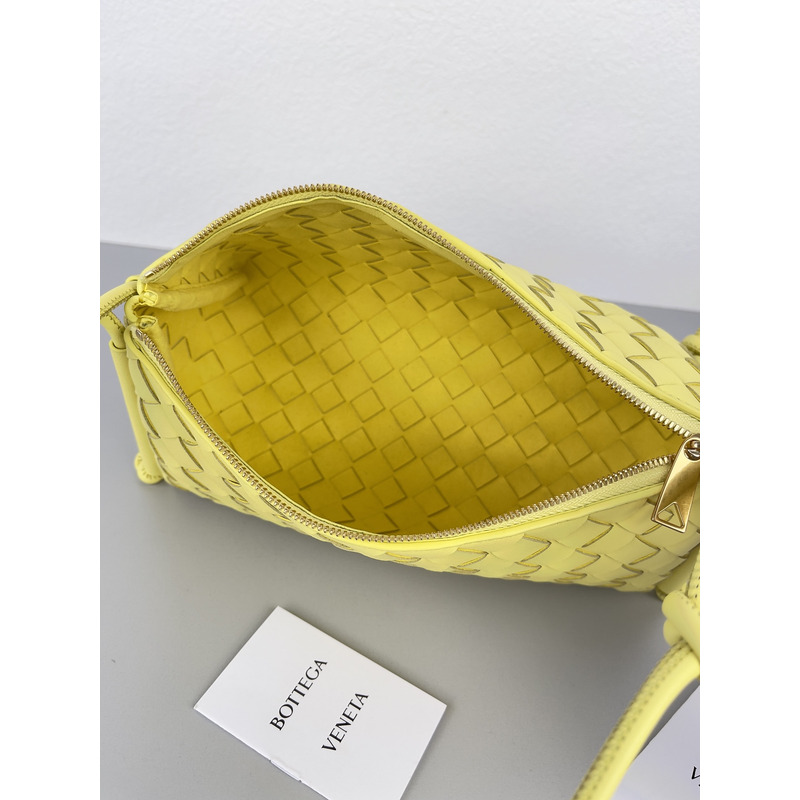 Bo*te*ga ve*ne*ta  intreccio nappa mini shoulder bag in yellow