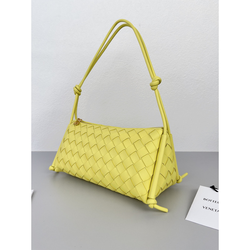 Bo*te*ga ve*ne*ta  intreccio nappa mini shoulder bag in yellow