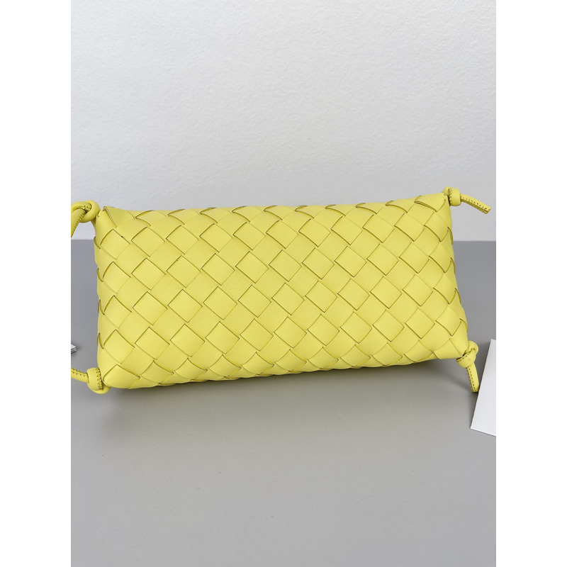 Bo*te*ga ve*ne*ta  intreccio nappa mini shoulder bag in yellow