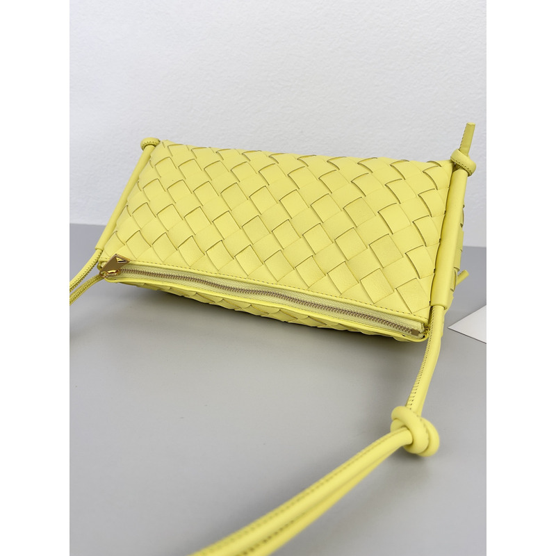 Bo*te*ga ve*ne*ta  intreccio nappa mini shoulder bag in yellow