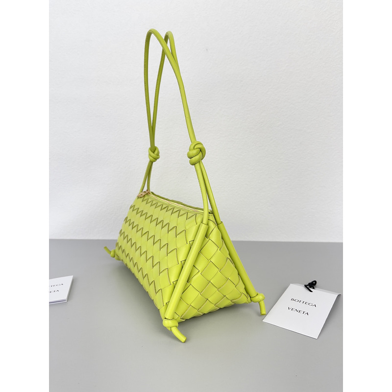 Bo*te*ga ve*ne*ta intreccio nappa mini shoulder bag in green