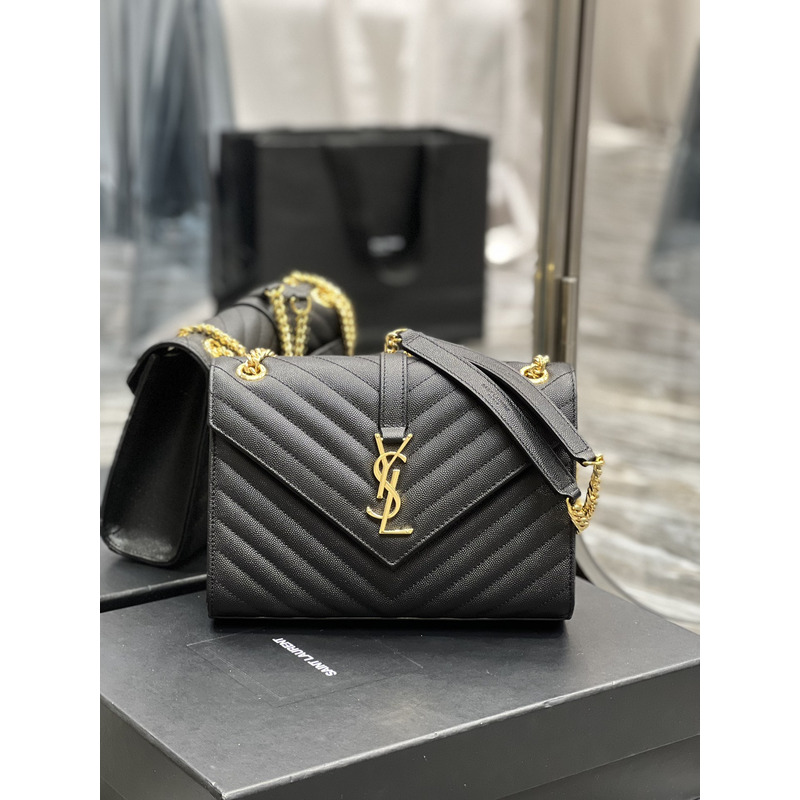 Saint Laurent Collège Medium Shoulder Bag Black