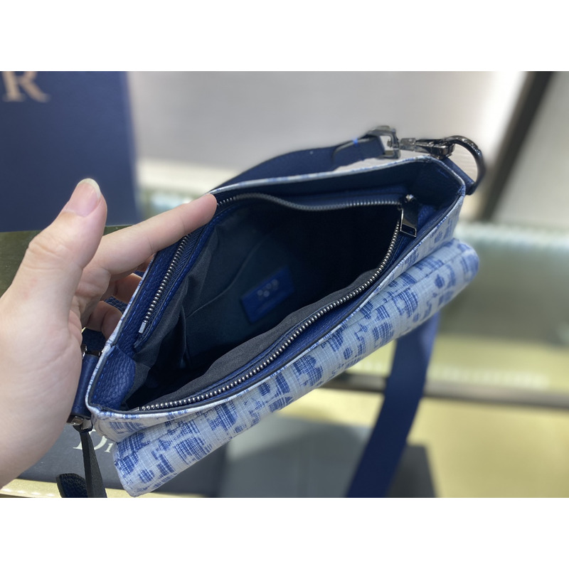 D*or mini saddle soft bag blue