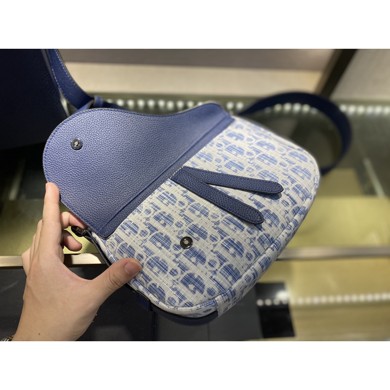 D*or mini saddle soft bag blue