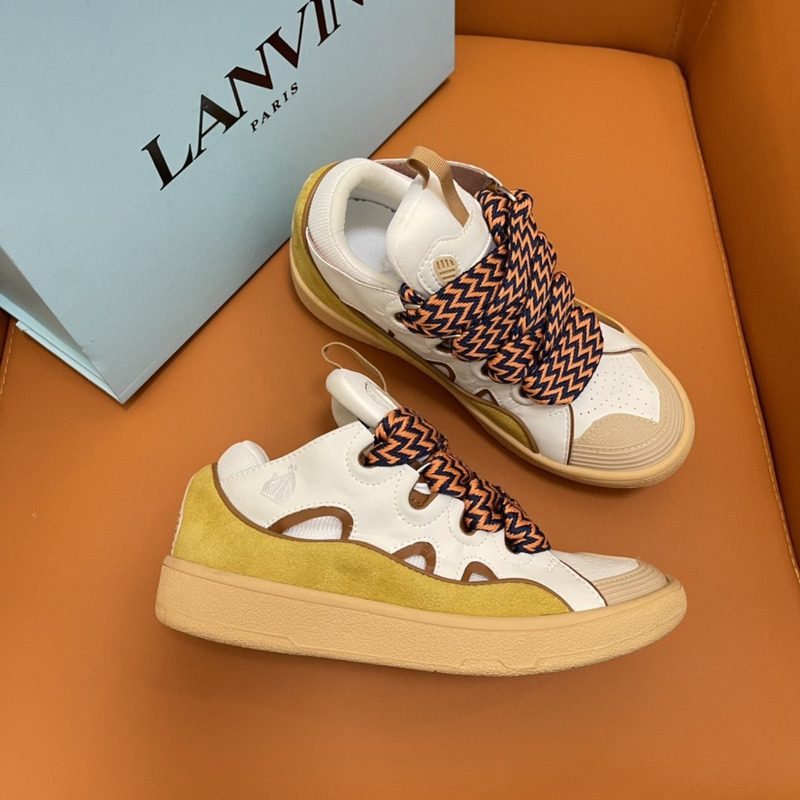 LANVIN Curb Sneaker Beige