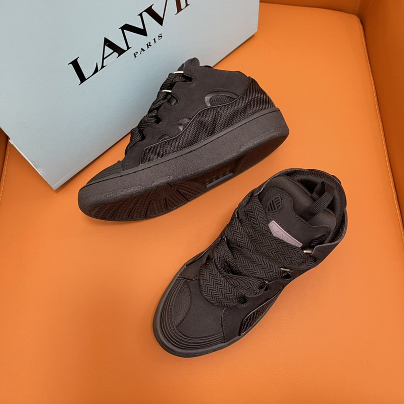 LANVIN Curb Sneaker  Black