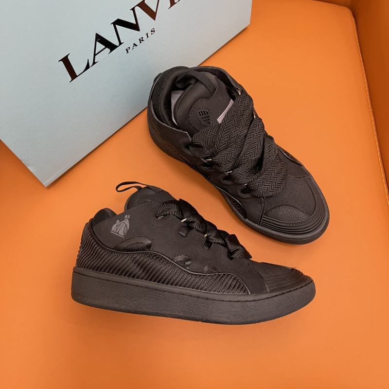 LANVIN Curb Sneaker  Black