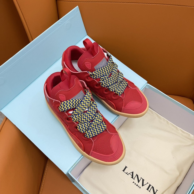 LANVIN Curb Sneaker  Red