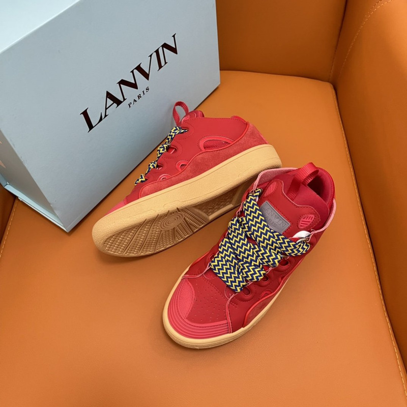 LANVIN Curb Sneaker  Red