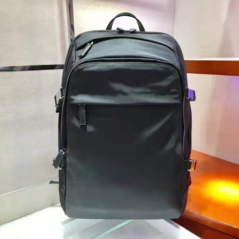 Pra*a nylon backpack black