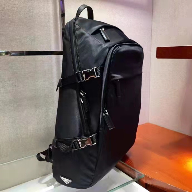 Pra*a nylon backpack black