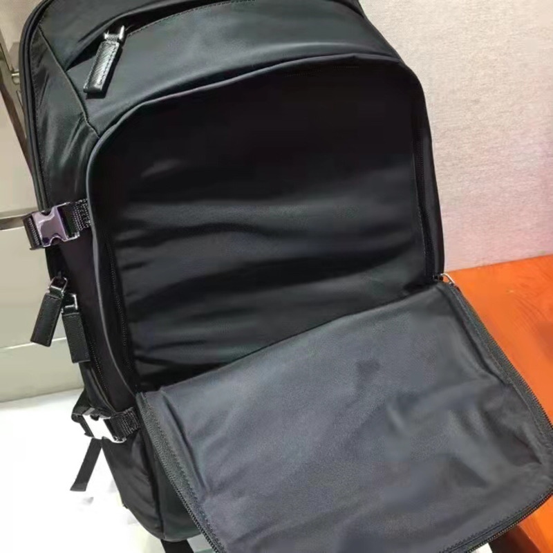 Pra*a nylon backpack black