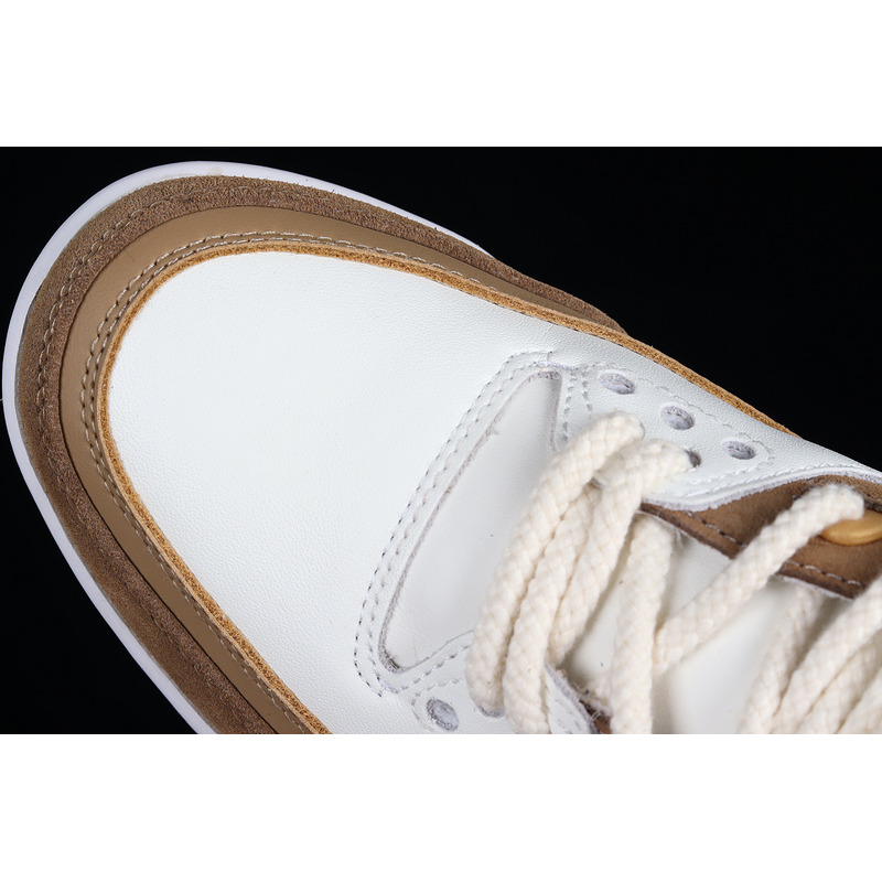 Air Jordan 3 Sneakers White and Brown