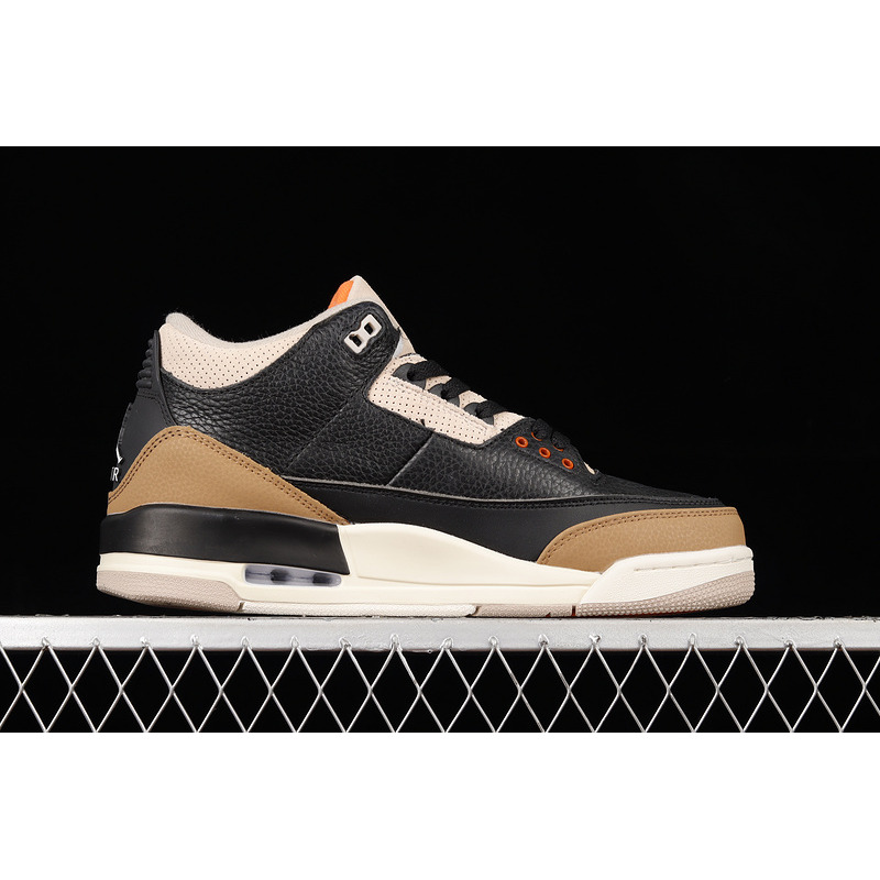 Air Jordan 3 Retro "Desert Elephant" Sneakers Black