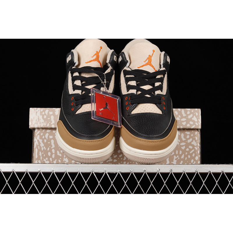 Air Jordan 3 Retro "Desert Elephant" Sneakers Black