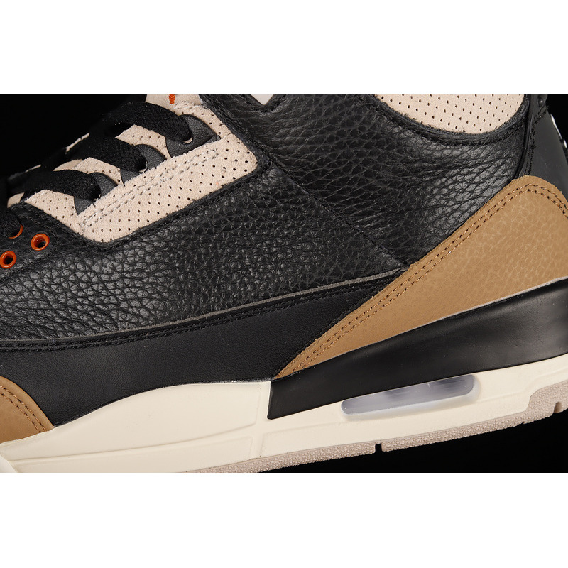 Air Jordan 3 Retro "Desert Elephant" Sneakers Black