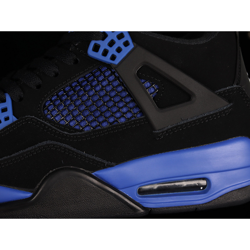 AIR JORDAN 4 RETRO CT8527 018 Black and Blue