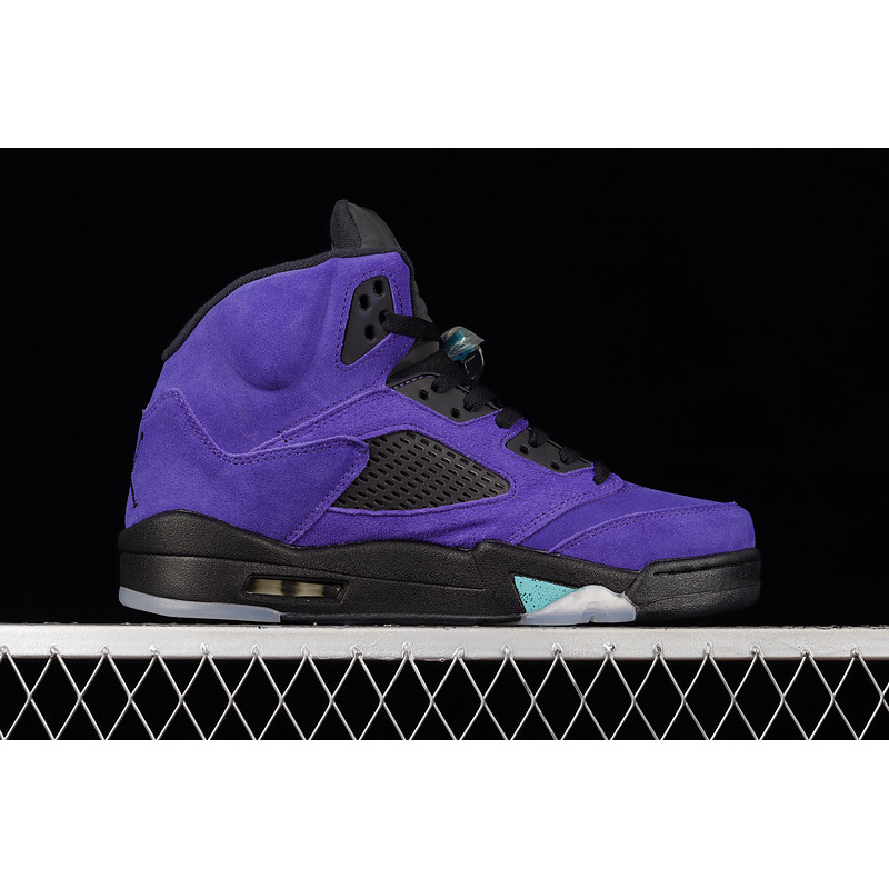 Jordan SNEAKERS AIR JORDAN 5 RETRO 136027-500 purple and black