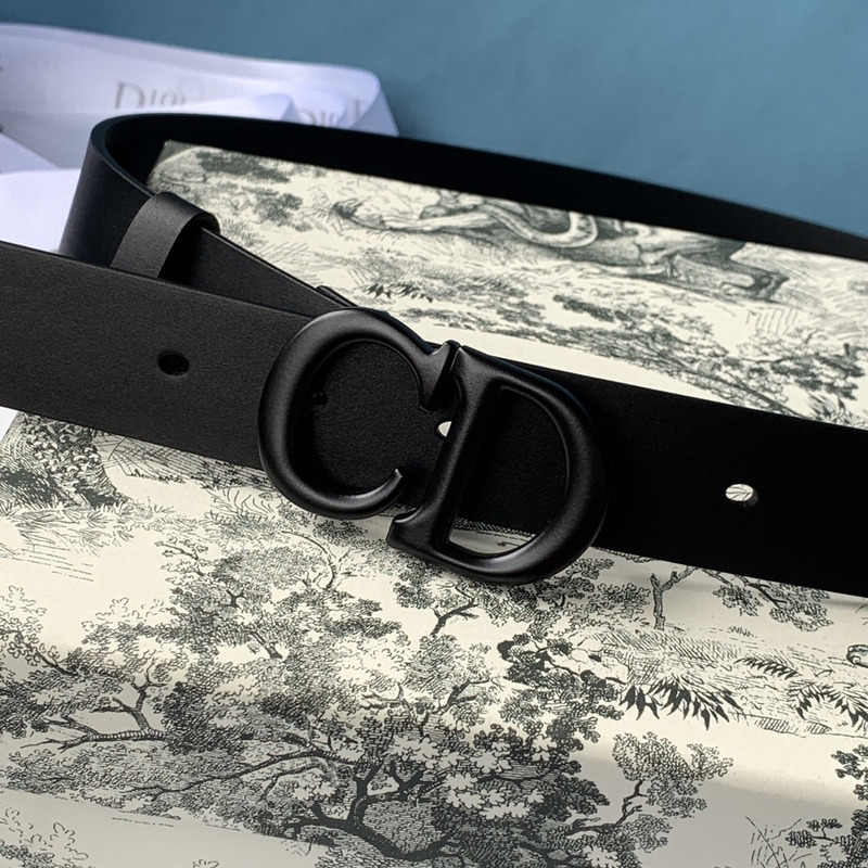 SADDLE BELT Black Matte Calfskin