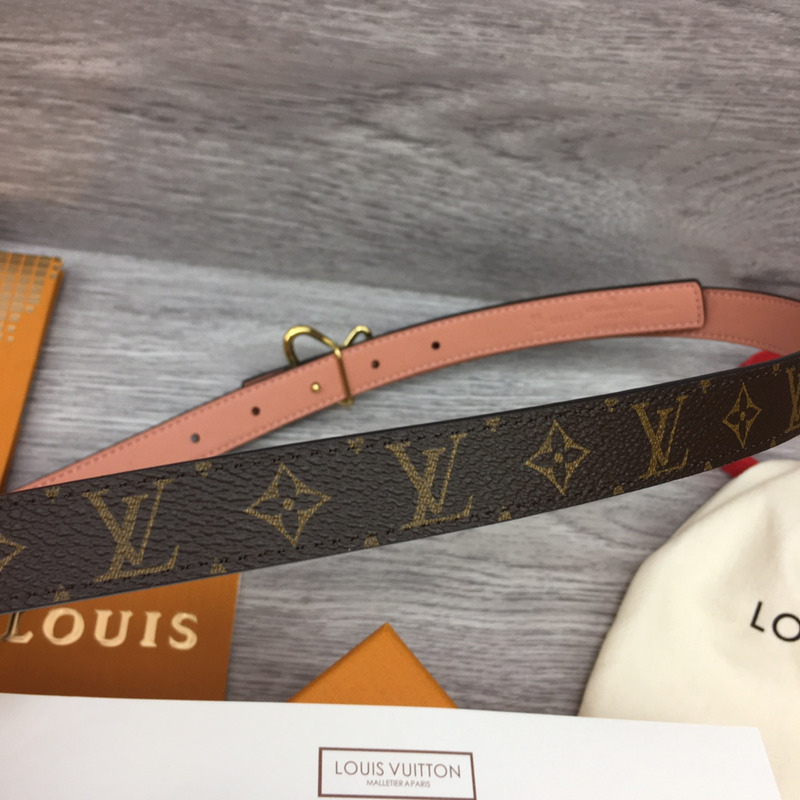 l**is V*t*n fall in love reversible belt monogram black orange