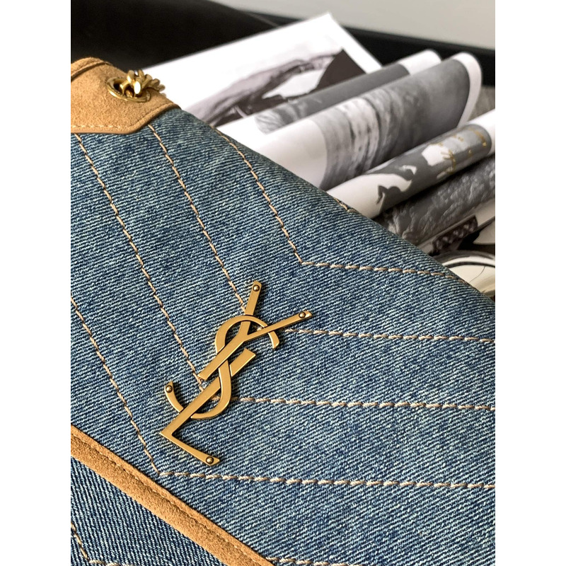 Saint Laurent  633151 Blue Bag