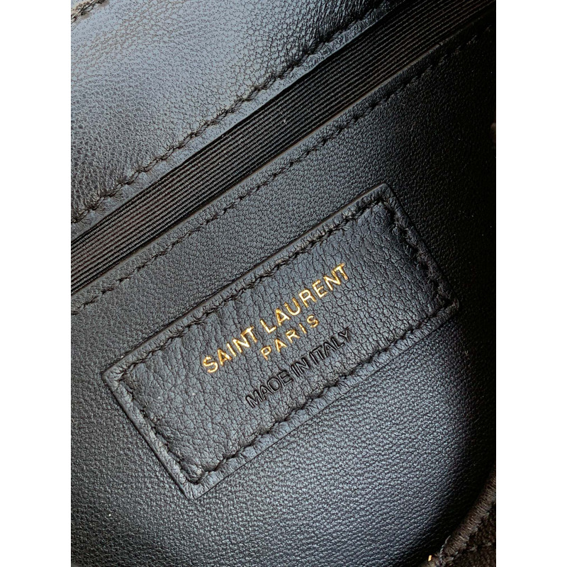 Saint Laurent Nolita Mini Leather Shoulder Bag Black