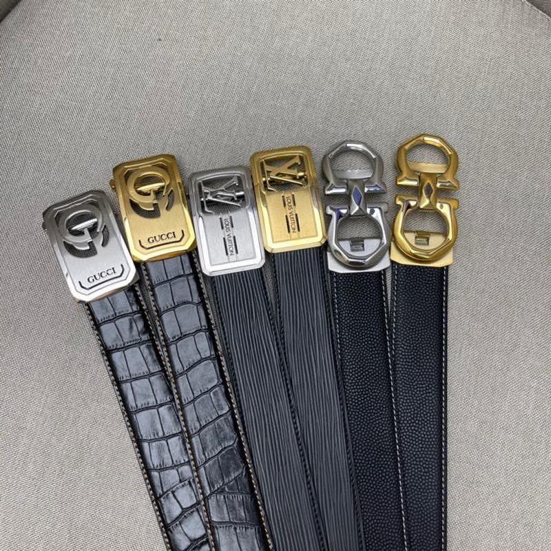 G*u*i sliver double g logo belt